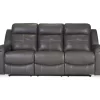 Jesolo Gray Reclining Sofa