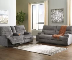 Coombs Charcoal Reclining Sofa -Chic Furniture Shop 810519707 810519691 2
