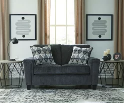 Abinger Smoke Loveseat 9 Abinger Smoke Loveseat -Chic Furniture Shop 810519730 4