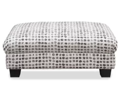 Rogers Ink Dot Ottoman