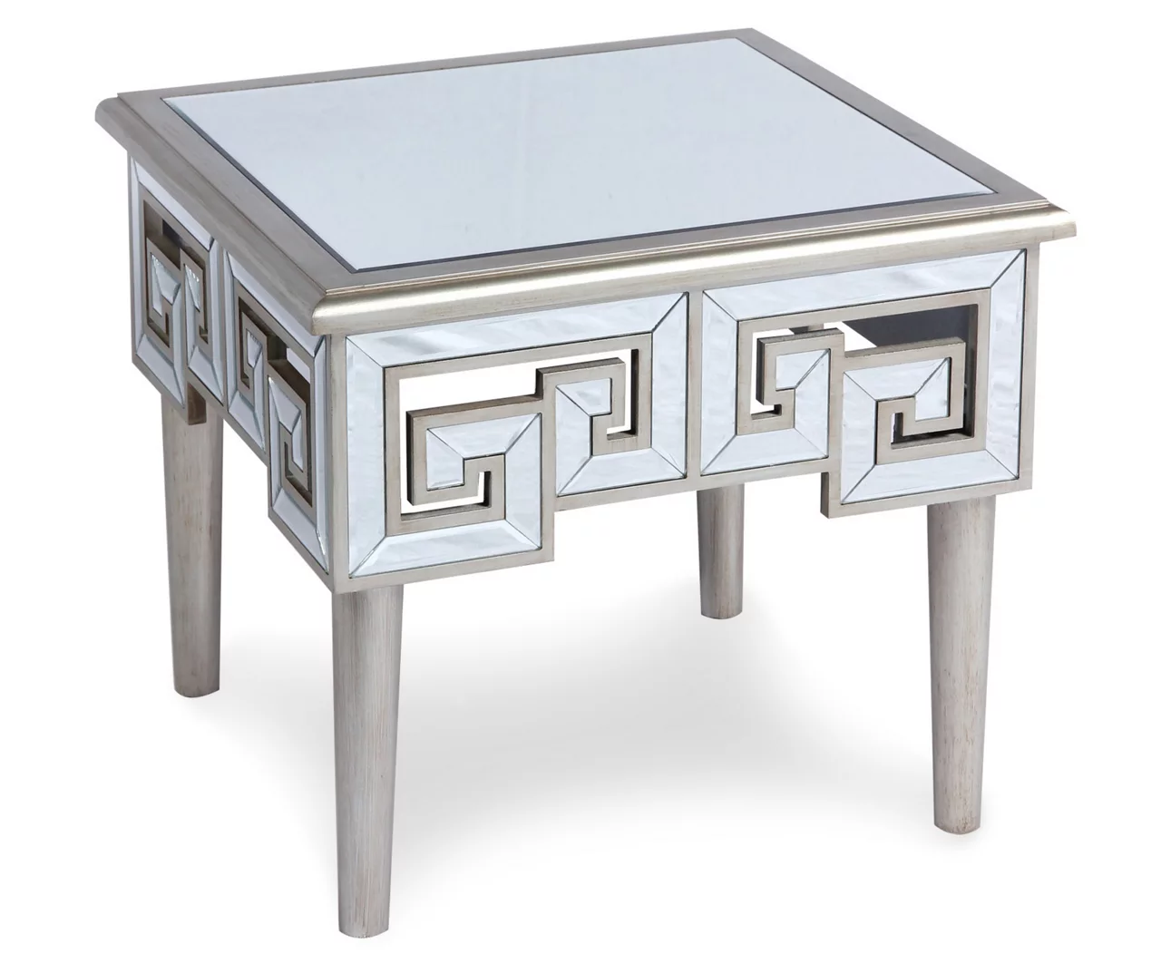 Shelton Silver Mirror End Table 2 Shelton Silver Mirror End Table - Image 2