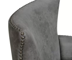 Bossa Dark Gray Accent Chair 11 Bossa Dark Gray Accent Chair -Chic Furniture Shop 810519951 3