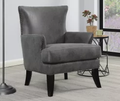 Bossa Dark Gray Accent Chair 10 Bossa Dark Gray Accent Chair -Chic Furniture Shop 810519951 7