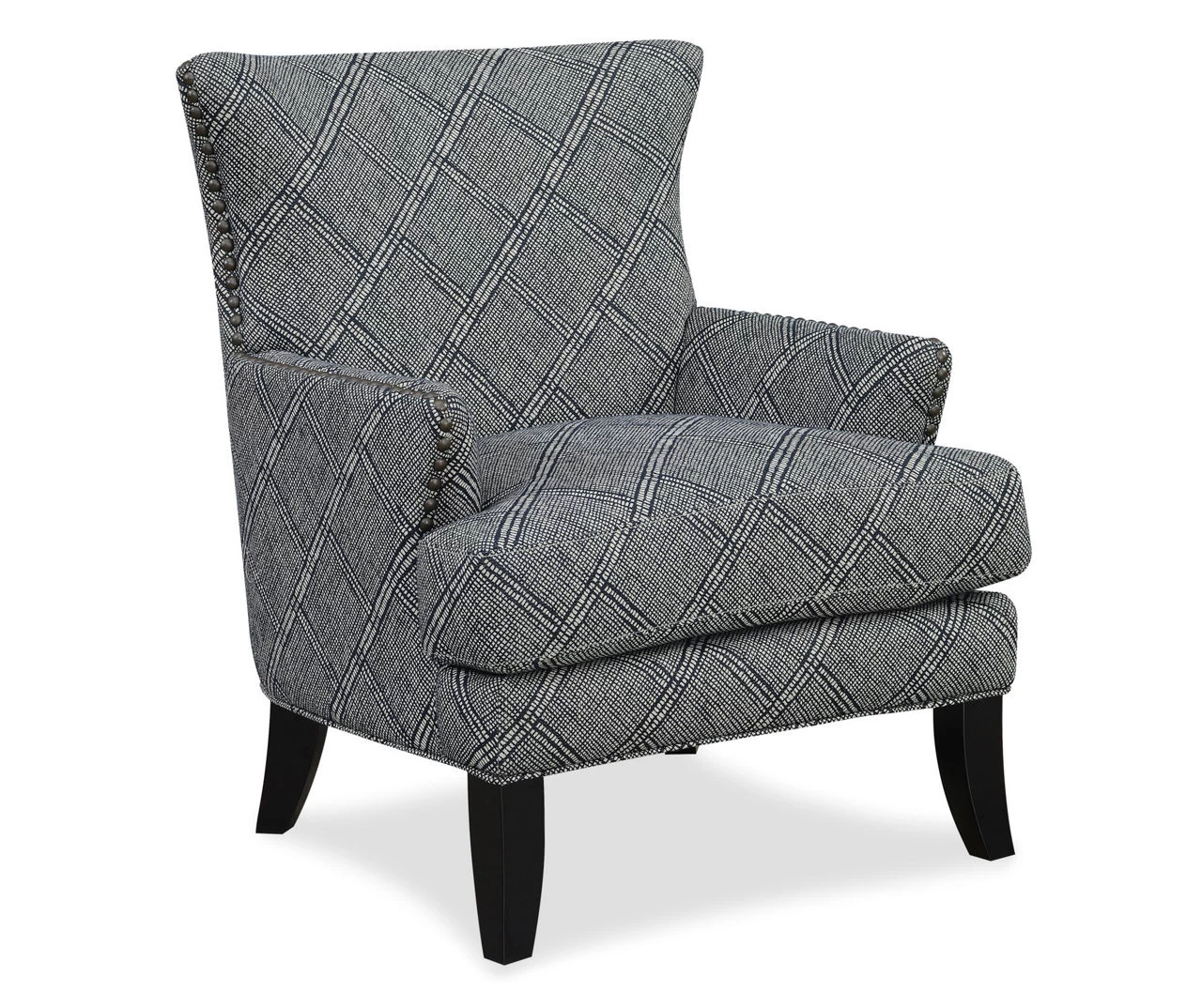 Bossa Gray Print Accent Chair 1 Bossa Gray Print Accent Chair