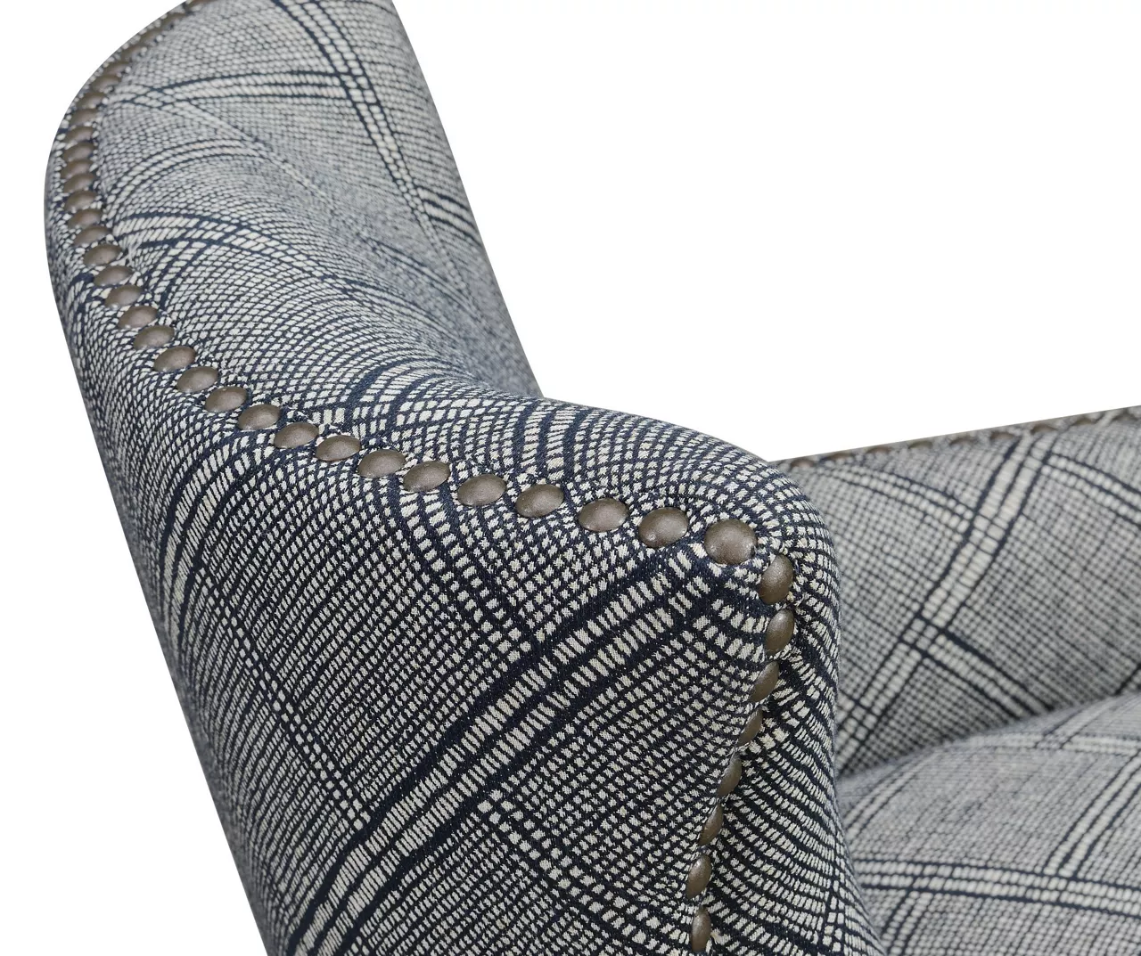 Bossa Gray Print Accent Chair 4 Bossa Gray Print Accent Chair - Image 4