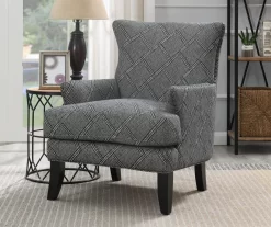 Bossa Gray Print Accent Chair 13 Bossa Gray Print Accent Chair -Chic Furniture Shop 810519952 7