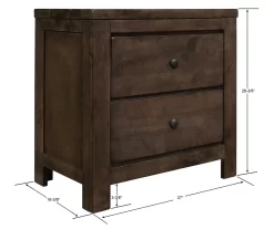 Florence 2-Drawer Nightstand -Chic Furniture Shop 810519987 5