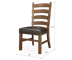 Napa Ladder Back Dining Chairs, 2-Pack -Chic Furniture Shop 810520071 3