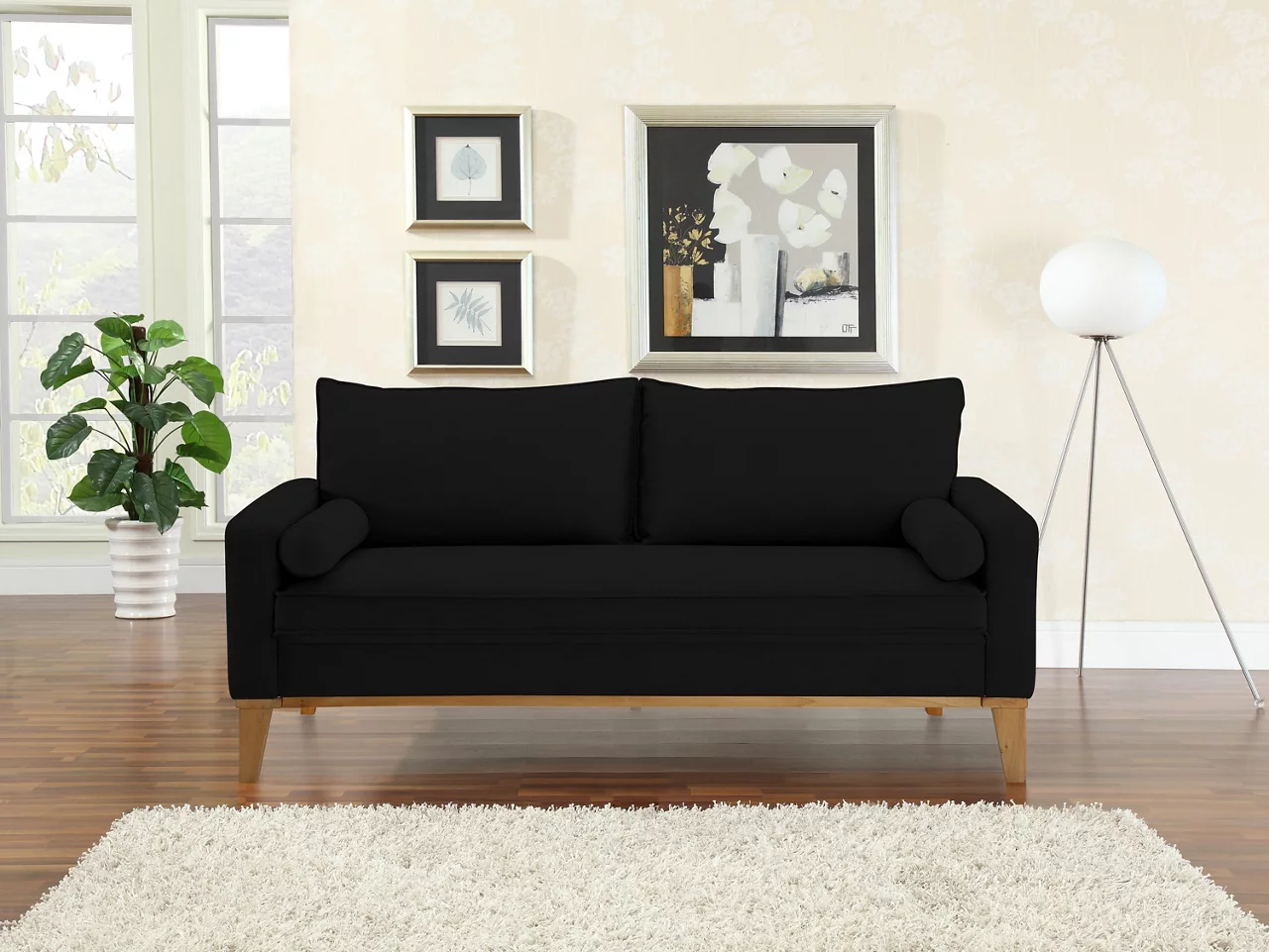 Torrence Black Sofa 10 Torrence Black Sofa - Image 10