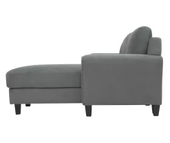 Hayward Gray Rolled Arm Sectional -Chic Furniture Shop 810524579 4
