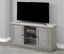 52" Faux Marble Shutter Door TV Stand 5 52" Faux Marble Shutter Door TV Stand -Chic Furniture Shop 810524648 1