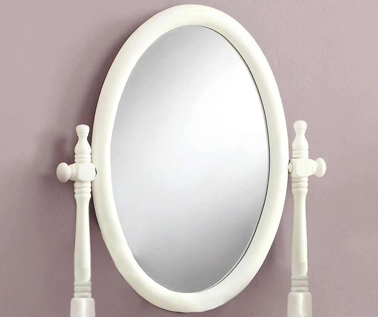 Antique White 2-Piece Mirror Vanity Set 3 Antique White 2-Piece Mirror Vanity Set - Image 3