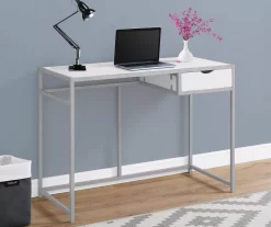 Monarch 42" Single Drawer Computer Desk -Chic Furniture Shop 810527358 1