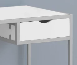 Monarch 42" Single Drawer Computer Desk -Chic Furniture Shop 810527358 3