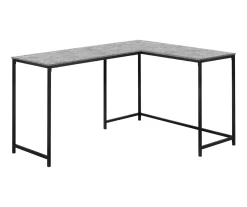 Monarch L-Shaped Metal Corner Desk