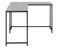 Monarch L-Shaped Metal Corner Desk -Chic Furniture Shop 810527367 5