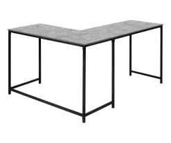 Monarch L-Shaped Metal Corner Desk -Chic Furniture Shop 810527367 6