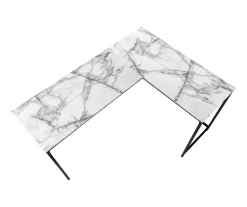 Monarch L-Shaped Metal Corner Desk -Chic Furniture Shop 810527368 4