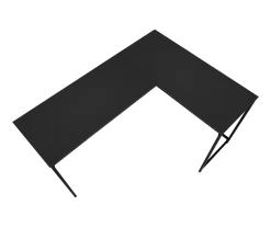 Black Metal L-Shaped Corner Desk 13 Black Metal L-Shaped Corner Desk -Chic Furniture Shop 810527369 4
