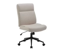 Real Living Villa Park Upholstered Armless Office Chair -Chic Furniture Shop 810531602 1