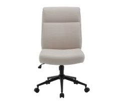 Real Living Villa Park Upholstered Armless Office Chair -Chic Furniture Shop 810531602 2