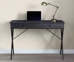 Real Living Rustic 2-Drawer Writing Desk -Chic Furniture Shop 810534674 11