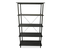 Real Living Rustic 5-Shelf Bookcase -Chic Furniture Shop 810534675 1