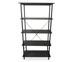 Real Living Rustic 5-Shelf Bookcase -Chic Furniture Shop 810534675 3