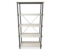 Real Living Rustic 5-Shelf Bookcase -Chic Furniture Shop 810534676 1