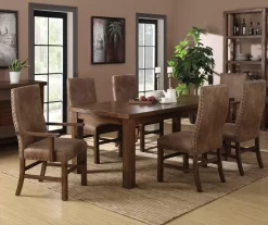 Rustic Pine & Dixie Almond Upholstered Dining Chairs, 2-Pack 8 Rustic Pine & Dixie Almond Upholstered Dining Chairs, 2-Pack -Chic Furniture Shop 810535744 6