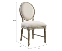 Sandstone Buff & Cream Upholstered Dining Chairs, 2-Pack 15 Sandstone Buff & Cream Upholstered Dining Chairs, 2-Pack -Chic Furniture Shop 810535745 2
