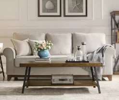 Pomona Pine Brown & Steel Gray 24" Wood Open-Shelf End Table 18 Pomona Pine Brown & Steel Gray 24" Wood Open-Shelf End Table -Chic Furniture Shop 810535748 11