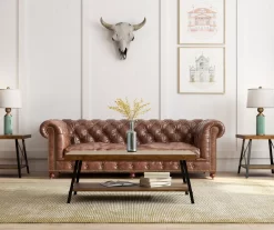 Pomona Pine Brown & Steel Gray 24" Wood Open-Shelf End Table 15 Pomona Pine Brown & Steel Gray 24" Wood Open-Shelf End Table -Chic Furniture Shop 810535748 8