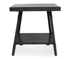Pomona Gray & Steel Gray 24" Wood Open-Shelf End Table 10 Pomona Gray & Steel Gray 24" Wood Open-Shelf End Table -Chic Furniture Shop 810535749 4