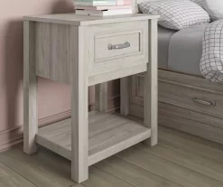 Sierra Ridge Levi Light Walnut Nightstand -Chic Furniture Shop 810538118 2