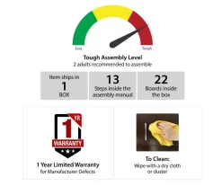 Flaxton Graphite Gray Electric Corner Fireplace Console -Chic Furniture Shop 810538183 6