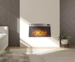 23" Mesh Electric Fireplace Insert 10 23" Mesh Electric Fireplace Insert -Chic Furniture Shop 810538190 1