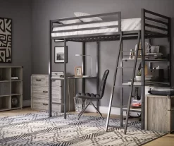 Nova Gray Oak 4-Drawer Storage Dresser -Chic Furniture Shop 810538201 6