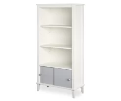 Monarch Hill Poppy Gray & White Bookcase -Chic Furniture Shop 810538207 5