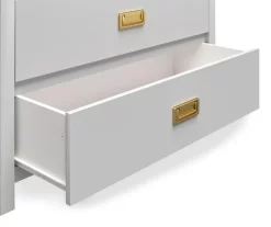 Monarch Hill Haven Dove Gray 3-Drawer Dresser -Chic Furniture Shop 810538227 6