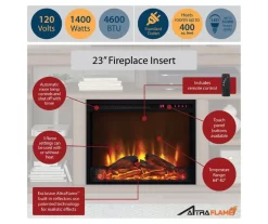 65" Himmel Espresso Electric Fireplace Console 10 65" Himmel Espresso Electric Fireplace Console -Chic Furniture Shop 810538249 5