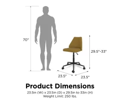 Novogratz Brittany Office Chair 23 Novogratz Brittany Office Chair -Chic Furniture Shop 810538397 6