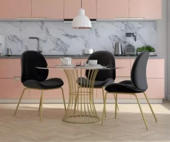 CosmoLiving Astor Velvet Dining Chair -Chic Furniture Shop 810540993 1