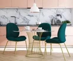 CosmoLiving Astor Velvet Dining Chair -Chic Furniture Shop 810540995 2