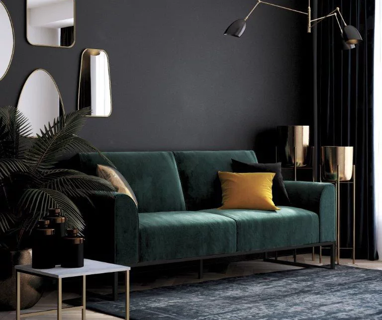 CosmoLiving Adley Teal Velvet Coil Convertible Sleeper Futon 1 CosmoLiving Adley Teal Velvet Coil Convertible Sleeper Futon