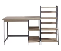 Soho 2-Piece Home Office Desk & Bookshelf Set -Chic Furniture Shop 810542285 4