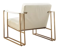 Kleemore Ostrich Embossed Leather Accent Chair -Chic Furniture Shop 810542293 5