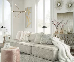 Bales Checkered Taupe Upholstered Accent Chair -Chic Furniture Shop 810542299 13