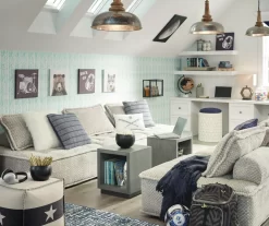 Bales Checkered Taupe Upholstered Accent Chair -Chic Furniture Shop 810542299 14