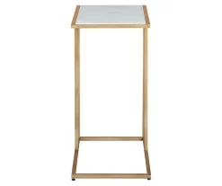 Lanport White Marble C Side Table -Chic Furniture Shop 810542314 2
